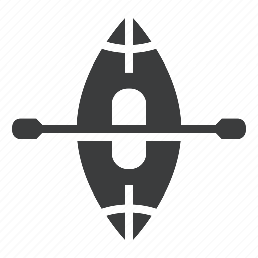 Boat, boating, canoe, paddle, rowing, travel, water icon - Download on Iconfinder