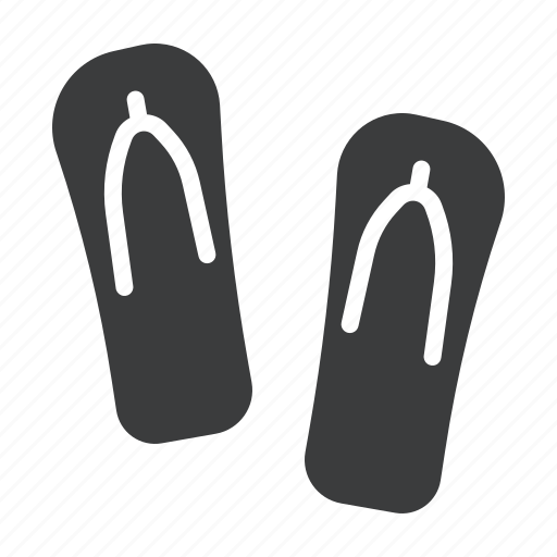 Beach, flipflops, footwear, slippers, summer, vacation, hygge icon - Download on Iconfinder