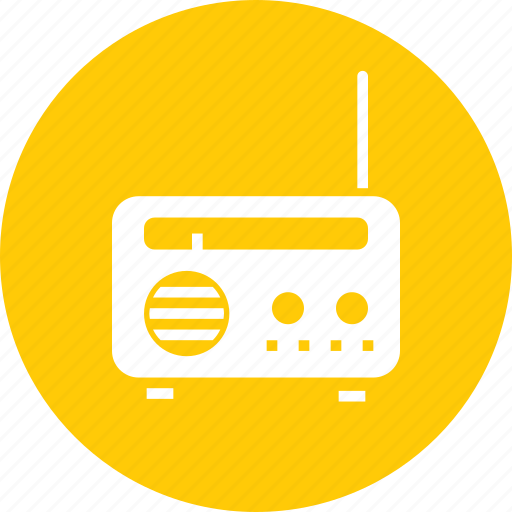Appliance, communication, device, entertainment, listen, radio, signal icon - Download on Iconfinder