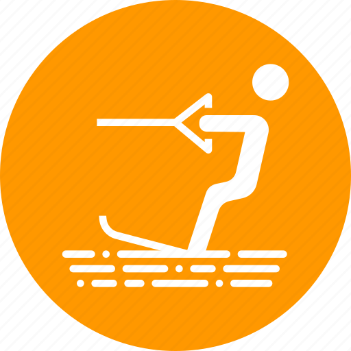 Adventure, recreation, skiing, sports, surfing, wakeboarding, water icon - Download on Iconfinder