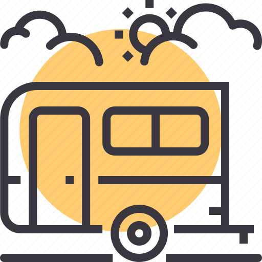 Bus, camping, caravan, expedition, tourist, travel, vacation icon - Download on Iconfinder