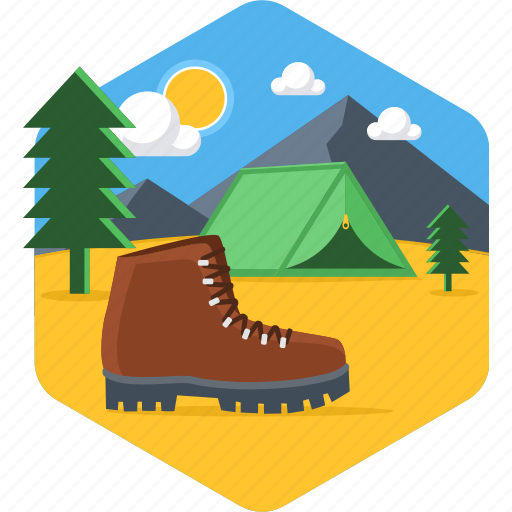Shoe, shoes, boot, boots, footwear, track, tracking icon - Download on Iconfinder