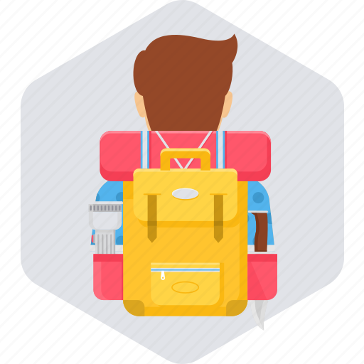 Outdoor, baggage, adventure, backpack, camp, camping icon - Download on Iconfinder