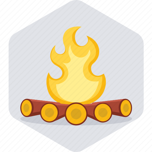 Bonfire, camp, campfire, camping, fire, outdoor, outdoors icon - Download on Iconfinder