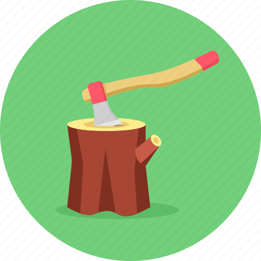 Cut, cutting, wood, axe, building, sport, sports icon - Download on Iconfinder