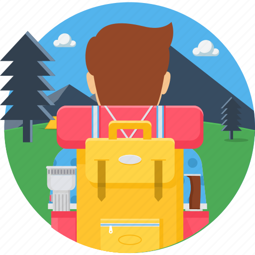 Backpack, baggage, luggage, bag, suitcase, travel, vacation icon - Download on Iconfinder