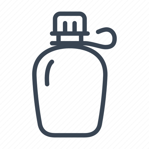 Bidon, bottle, camping, flask, water icon - Download on Iconfinder