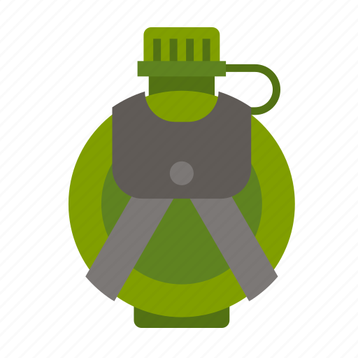 Camping, bottle, canteen, hiking, water, drink, outdoors icon - Download on Iconfinder