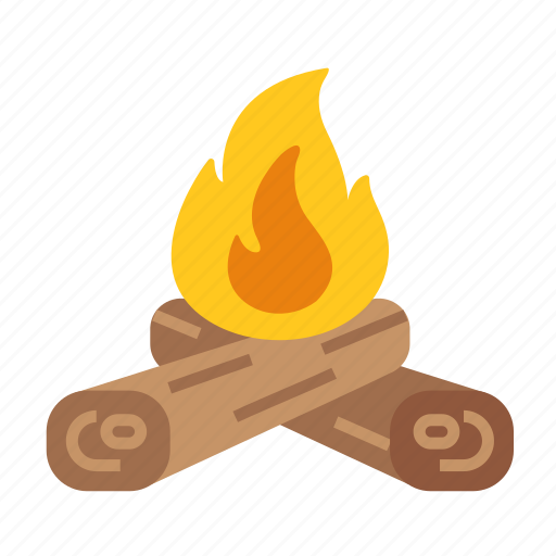 Camping, autumn, bonfire, campfire, fire, flame, camp icon - Download on Iconfinder