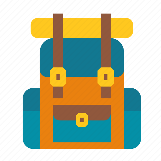 Camping, backpack, travel, baggage, luggage, bag, holiday icon - Download on Iconfinder