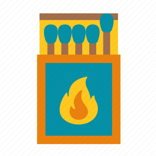 Camping, matches, camp, fire, burn, frame, outdoor icon - Download on Iconfinder