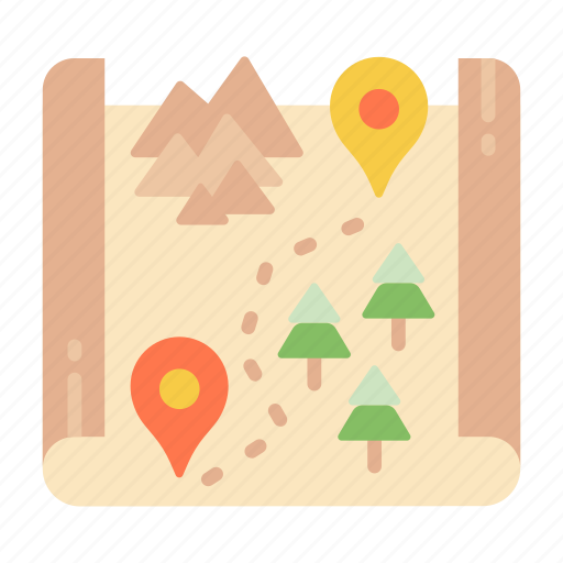 Map, and, location, travel, maps, tourism, pointer icon - Download on Iconfinder