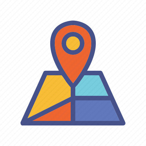 Direction, location, map, navigation, pin, place icon - Download on Iconfinder