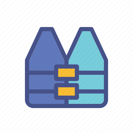 Boat, jacket, life, safety, vest, water icon - Download on Iconfinder