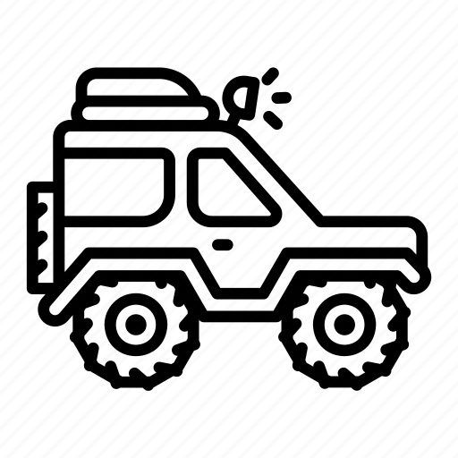 Jeep, offroad, car, transport, transportation, automobile, vehicle icon - Download on Iconfinder