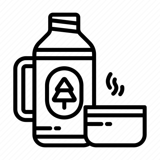 Thermos, water, flask, beverage, camping, hot, drink icon - Download on Iconfinder