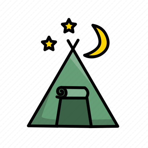 Camping, hiking, outdoors, tent icon - Download on Iconfinder