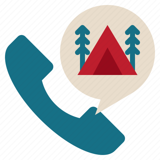 Contact, camping, campground, tel icon - Download on Iconfinder
