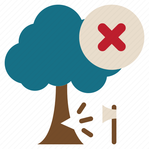 Tree, incorrect, prohibit icon - Download on Iconfinder