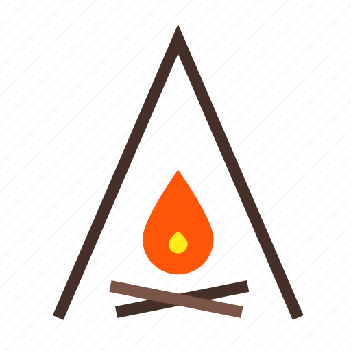 Bale, bon, camp, camping, fire, focus, place icon - Download on Iconfinder