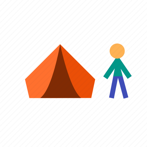 Camping, excursion, hiking, tent, tour, travel, trip icon - Download on Iconfinder