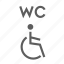 access, disabled, easy, facilities, restroom, wc, wheelchair 
