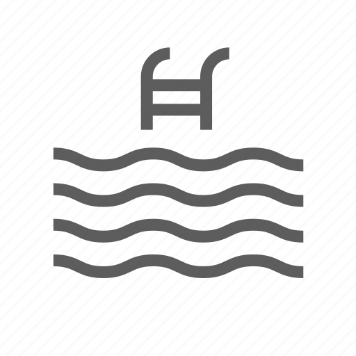 Ladder, pool, sea, shore, swim, swimming, swimmingpool icon - Download on Iconfinder