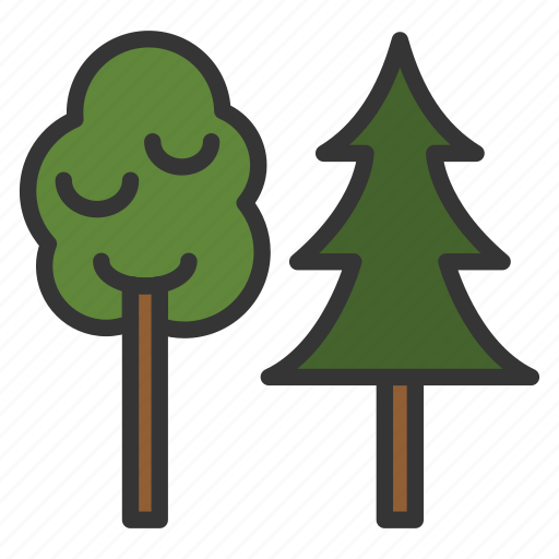 Camping, forest, outdoor, trees, wild icon - Download on Iconfinder