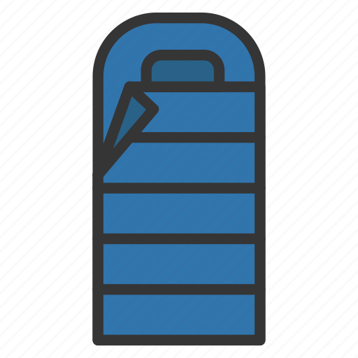 Bag, camping, sleeping, sleeping bag icon - Download on Iconfinder