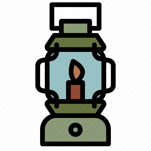 Camping, lampcamping, lamp, light icon - Download on Iconfinder