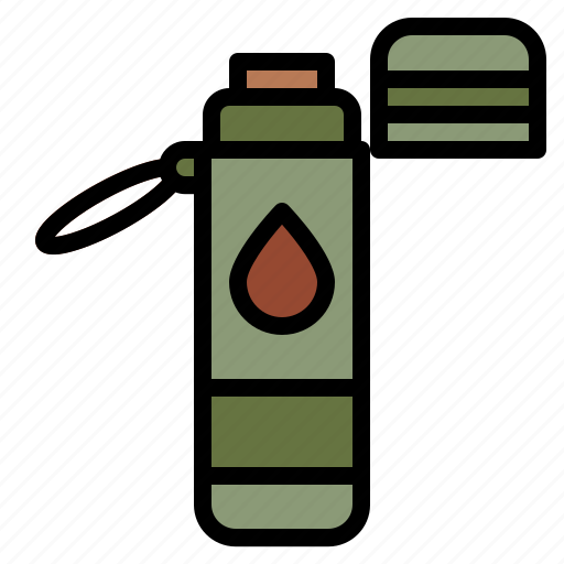 Camping, water, watercamping, bottle, drink icon - Download on Iconfinder