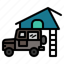car, tent, motorhome, camping, camp, vehicle