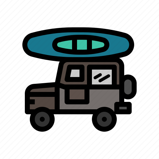 Car, vehicle, kayak, camp, camping, boat, canoe icon - Download on Iconfinder