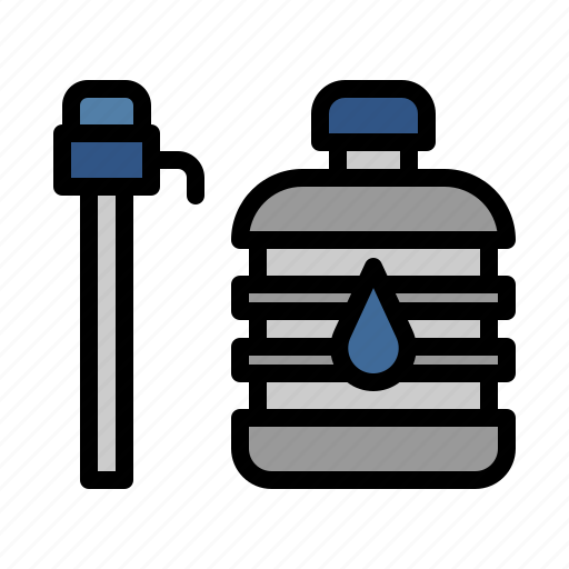 Gallon, water, pumper, contain, camping icon - Download on Iconfinder