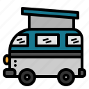 motorhome, van, camp, camping, vehicle, travel 