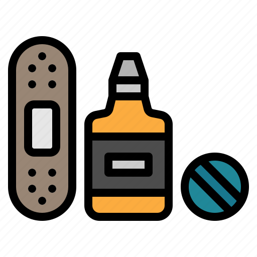 Plaster, bandage, dressing, medicine, band, first, aid icon - Download on Iconfinder