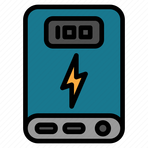 Powerbank, charger, portable, energy, power icon - Download on Iconfinder