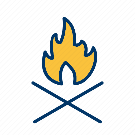 Bone fire, camp fire, outdoor icon - Download on Iconfinder