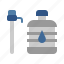 gallon, water, pumper, contain, camping 