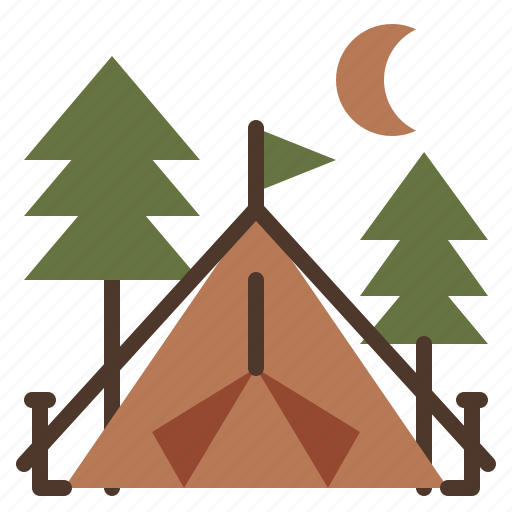Camping, nature, tent, adventure, camp, hiking icon - Download on Iconfinder