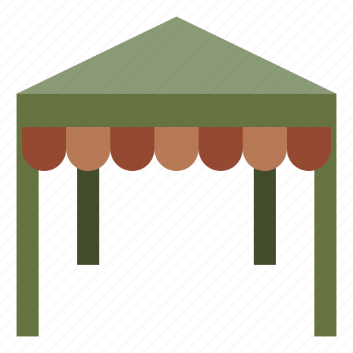 Camping, canopy, tent, awning, pavilion, marquee icon - Download on Iconfinder