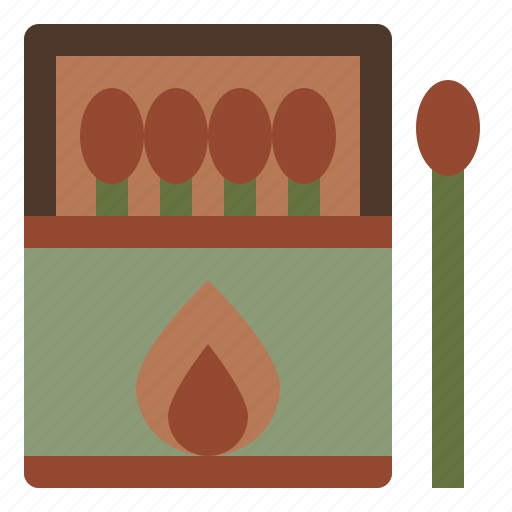 Camping, macth, camp, fire icon - Download on Iconfinder