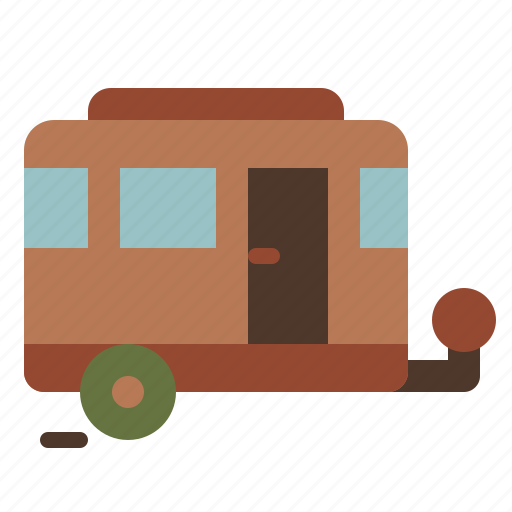Camping, trailer, caravan, travel icon - Download on Iconfinder