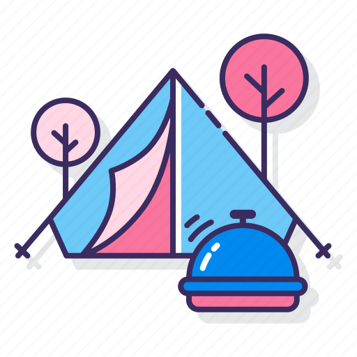 Campsite, reservation, tent icon - Download on Iconfinder