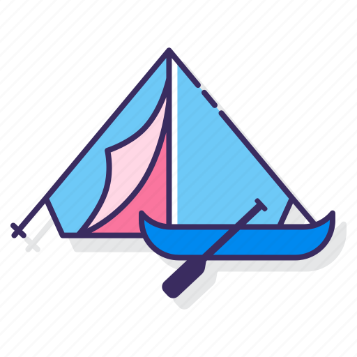 Camping, canoe, travel icon - Download on Iconfinder