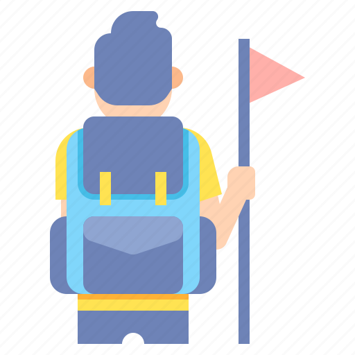 Hiking, camping, travel, hiker icon - Download on Iconfinder