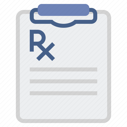 Prescription, medication, medicine, document icon - Download on Iconfinder
