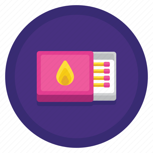 Camping, fire, matches, travel icon - Download on Iconfinder