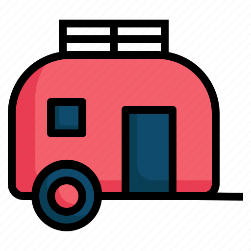 Campercar, camping, travel, campground, vacation, tourism icon - Download on Iconfinder