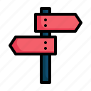 direction, arrow, navigation, gps